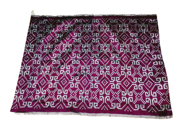 Sambalpuri Ikat Saree - Grey & Magenta