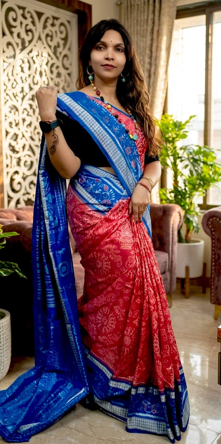 Pure Sambalpuri Pata Saree