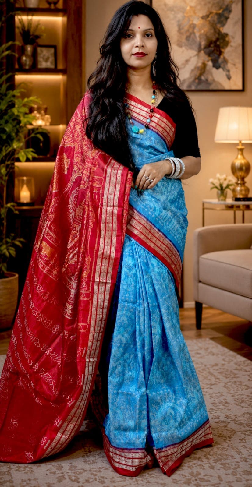 Pure Sambalpuri Pata Saree