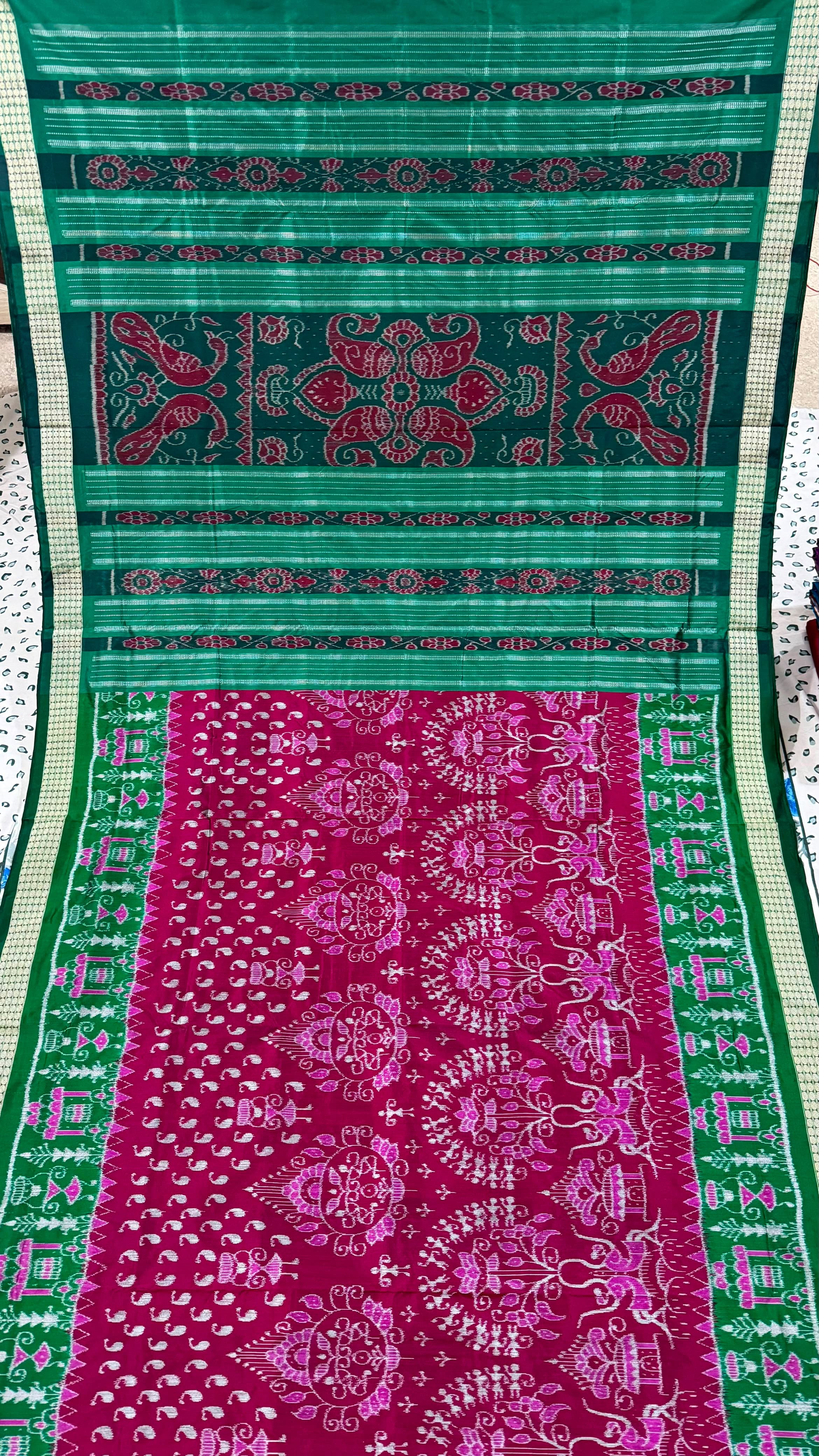 Pure Sambalpuri Mix Pata Saree